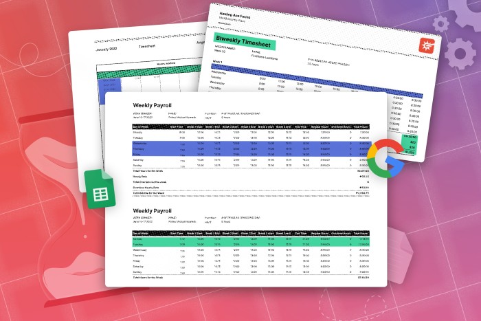 Free Google Sheets Time Tracking Template