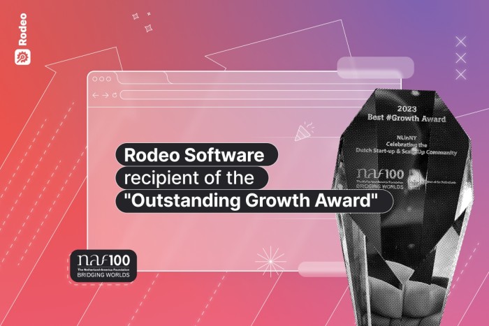 Rodeo Software Receives Prestigious Award for Rapid Scaling at NLinNY Event