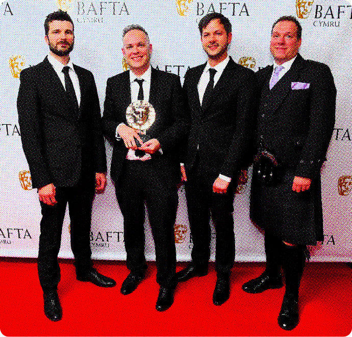 The BAIT Studio team at the BAFTA awards