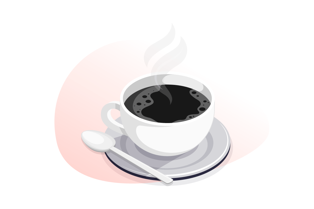 Illustration of a cup of coffee