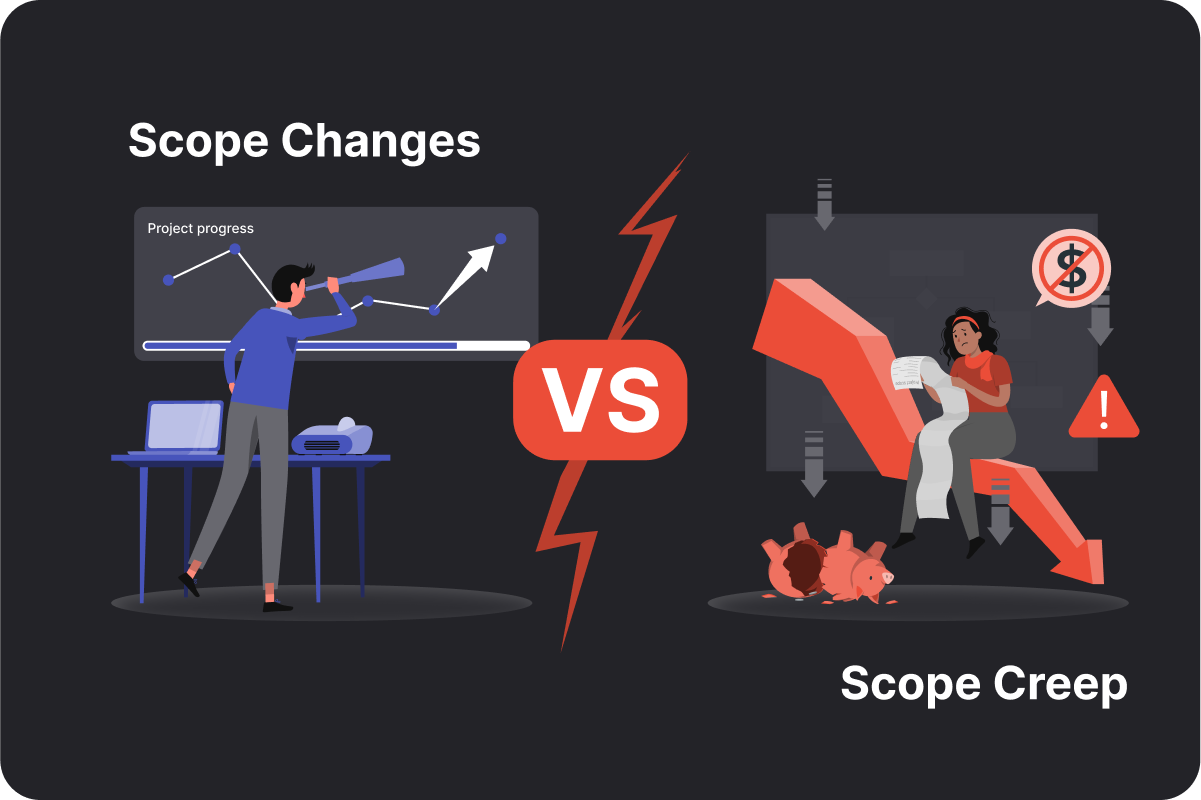 Scope creep vs. scope changes