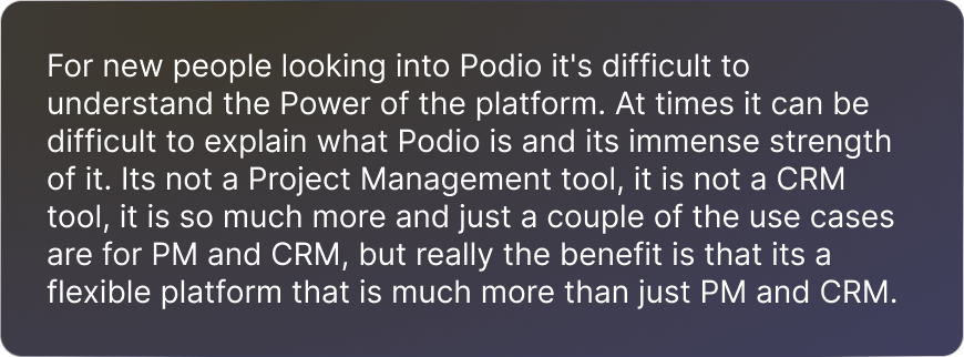 Podio G2 review