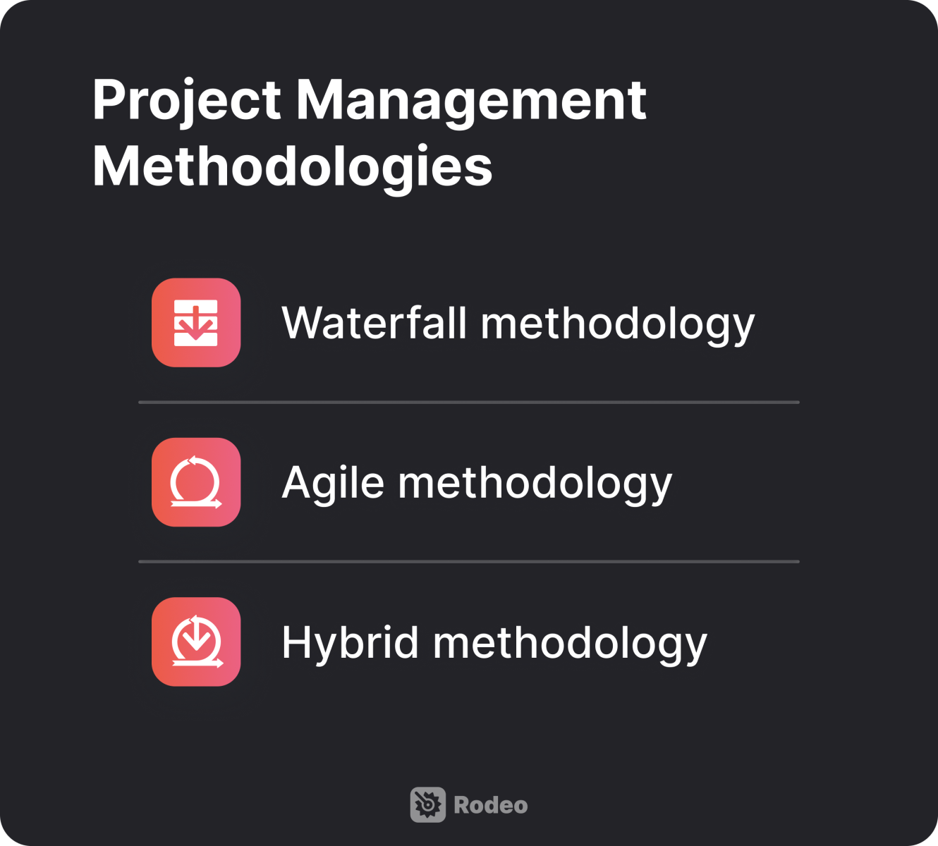 Project Management methods